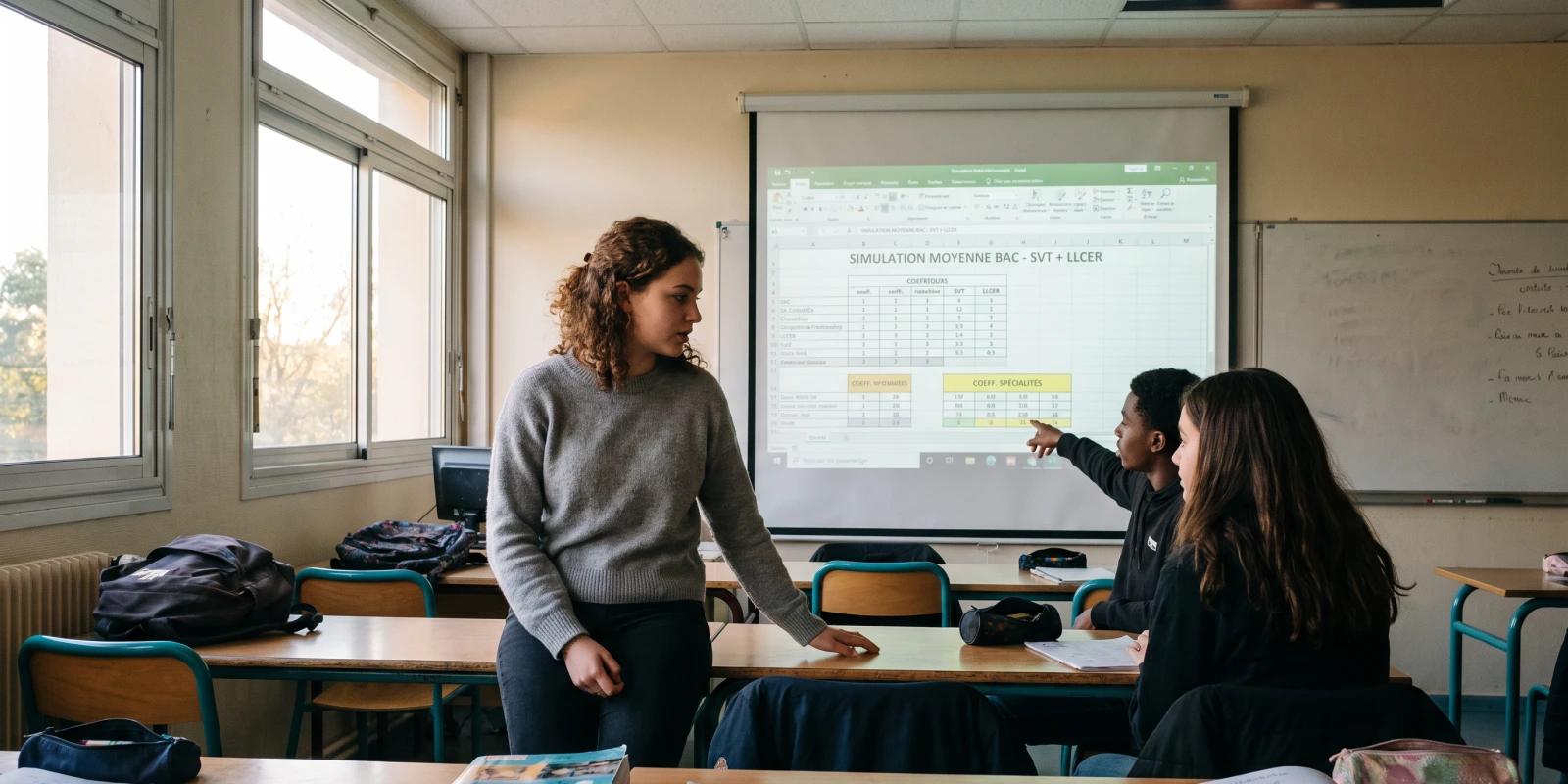 Coefficients du Bac SVT-LLCER : calcul de moyenne